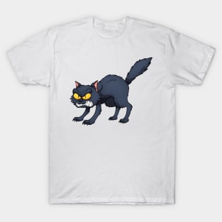 Angry Black Cat T-Shirt